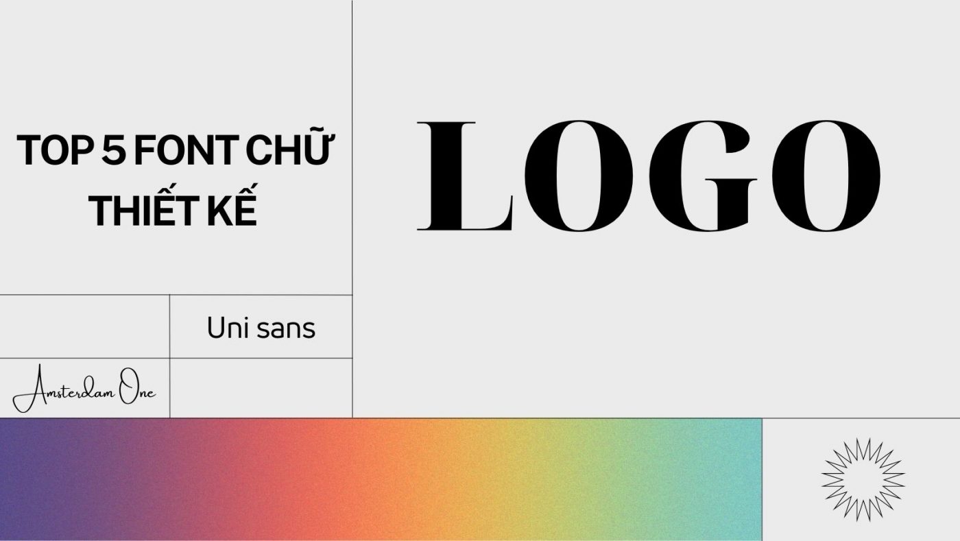 Top 5 Font Chu Thiet Ke Logo