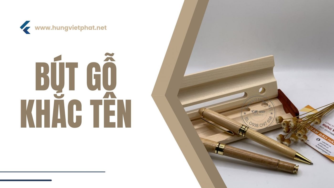 Bút Gỗ Khắc Tên Cao Cấp Giá Cực Tốt