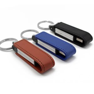 usb vỏ da in khắc logo quà tặng