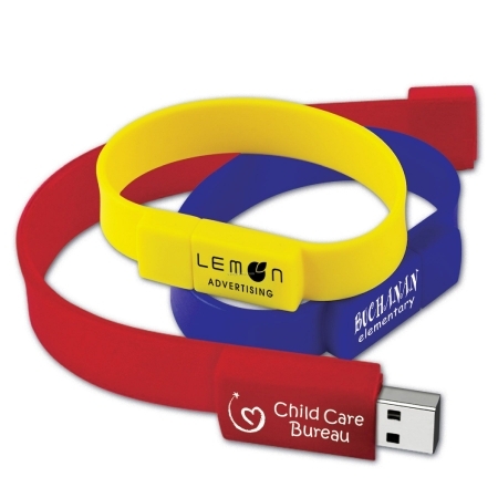 usb vòng đeo tay in logo UVV 001 usb vòng đeo tay in logo quà tặng