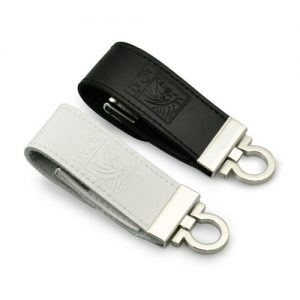 usb vỏ da in khắc logo quà tặng