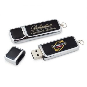 usb vỏ da in khắc logo quà tặng