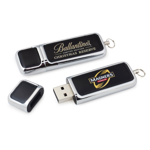 usb vỏ da in dập logo udv 003 2 usb vỏ da in khắc logo quà tặng