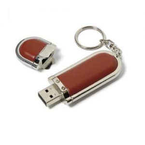usb vỏ da in khắc logo quà tặng