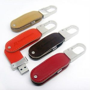 usb vỏ da in khắc logo quà tặng