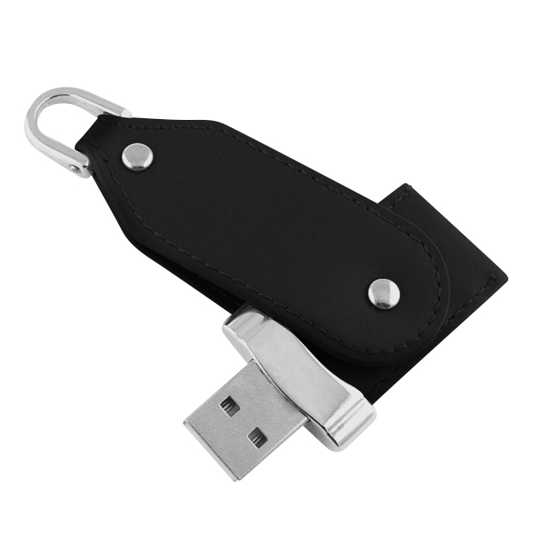 UDV 008 (1) usb vỏ da in dập logo