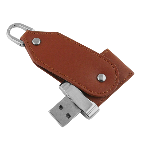 UDV 008 (3) usb vỏ da in khắc logo