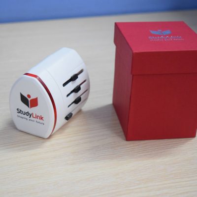 adapter du lịch in logo