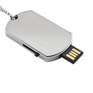 usb kim loại in khắc logo UKV 025