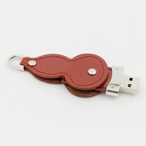 usb vỏ da in dập logo